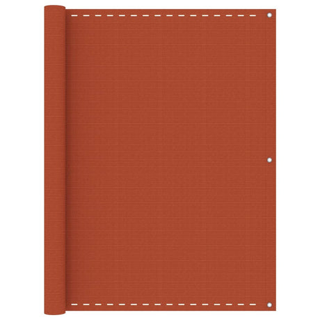 Vidaxl balkonskærm 120x500 cm HDPE Oranje