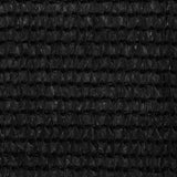 Vidaxl balkonskærm 75x600 cm HDPE sort