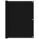 VidaXL altanskærm 120x600 cm HDPE sort