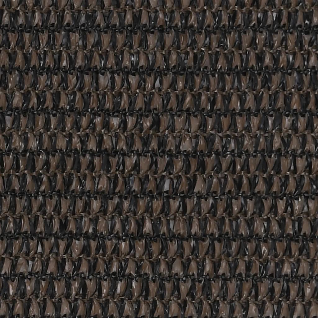 Vidaxl balkonskærm 75x500 cm HDPE Brown