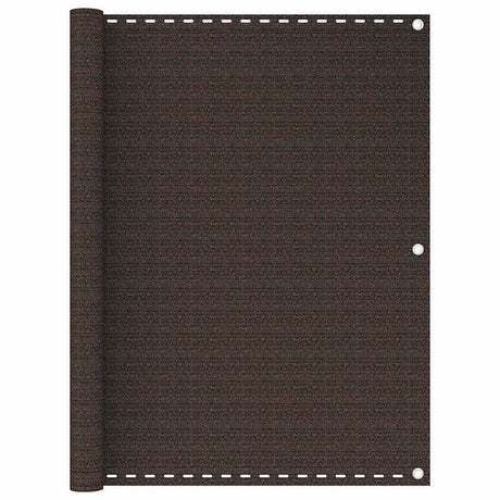 Vidaxl balkonscherm 120x600 cm hdpe bruin