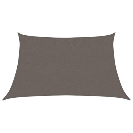 Vidaxl zonnezeil 160 g m² 3 4x2 m hdpe antracietkleurig