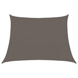 Vidaxl zonnezeil 160 g m² 4 5x3 m hdpe antracietkleurig