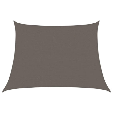 Vidaxl zonnezeil 160 g m² 4 5x3 m hdpe antracietkleurig