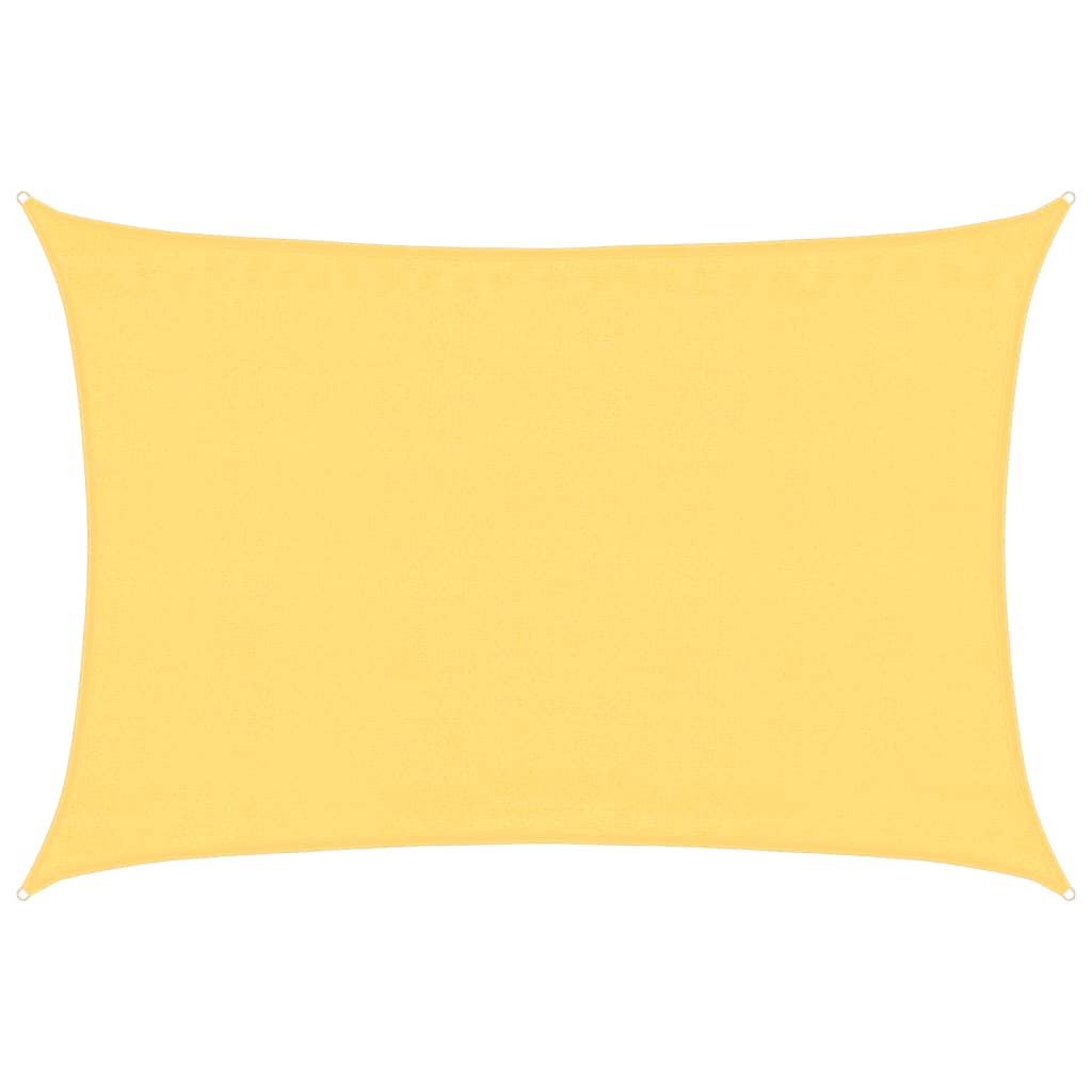 Vidaxl zonnezeil 160 g m² 3,5x4,5 m hdpe beige