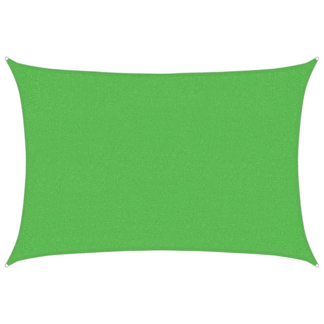 Vidaxl zonnezeil 160 g m² 2x2,5 m hdpe lichtgroen