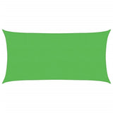 Vidaxl zonnezeil rechthoekig 160 g m² 2x3,5 m hdpe lichtgroen