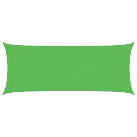 Vidaxx solsejl 160 g m² 2x5 m HDPE lysegrøn