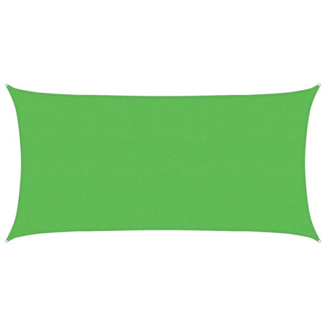 Vidaxl zonnezeil 160 g m² 2,5x4,5 m hdpe lichtgroen