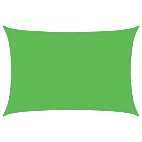 Vidaxl zonnezeil 160 g m² 3x5 m hdpe lichtgroen