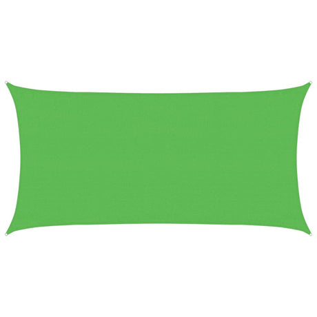 Vidaxl zonnezeil 160 g m² 3x6 m hdpe lichtgroen