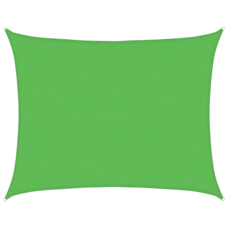 Vidaxl zonnezeil 160 g m² 6x7 m hdpe lichtgroen