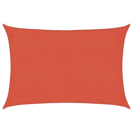 Vidaxl Zonnezeil 160 g m² 2x3 m hdpe terracotta farvet