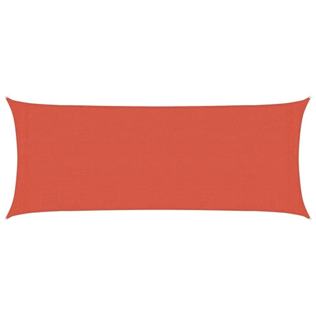 Vidaxl Zonnezeil 160 g m² 2x4,5 m HDPE Terracotta farvet