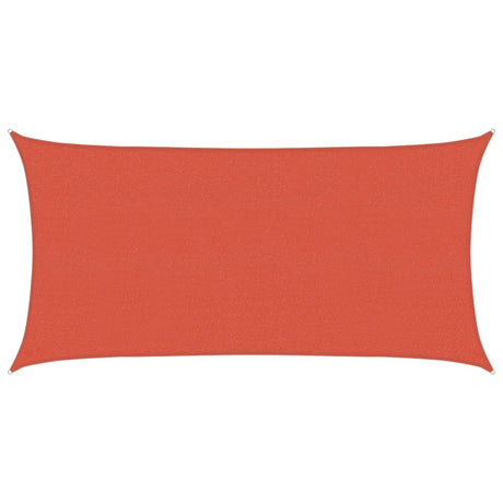 Vidaxl Zonnezeil 160 g m² 2,5x4,5 m hdpe terracotta farvet