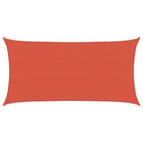 Vidaxl Zonnezeil 160 g m² 2,5x5 m hdpe terracotta farvet