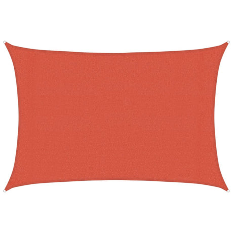 Vidaxl Zonnezeil 160 g m² 3x5 m hdpe terracotta farvet