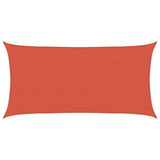 Vidaxl Zonnezeil 160 g m² 3x6 m hdpe terracotta farvet