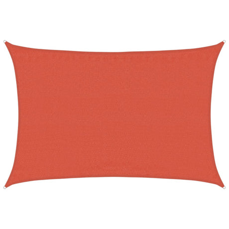 Vidaxl Zonnezeil 160 g m² rektangulær 3,5x5 m hdpe terracotta farvet