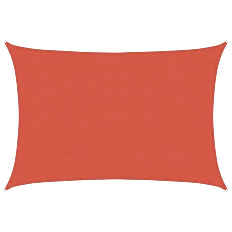 Vidaxl Zonnezeil 160 g m² 4x5 m hdpe terracotta farvet