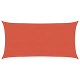 Vidaxl Zonnezeil 160 g m² 4x7 m hdpe terracotta -farvet