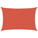 Vidaxl Zonnezeil 160 g m² 5x6 m HDPE terracotta -farvet