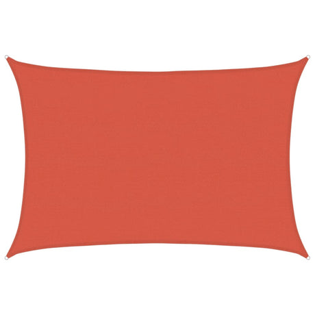 Vidaxl Zonnezeil 160 g m² 5x6 m HDPE terracotta -farvet