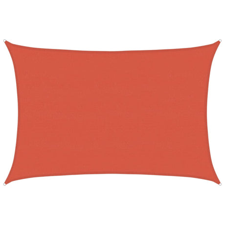 Vidaxl Zonnezeil 160 g m² 5x7 m hdpe terracotta farvet