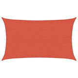 Vidaxl Zonnezeil 160 g m² 5x8 m HDPE Terracotta farvet