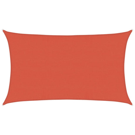 Vidaxl Zonnezeil 160 g m² 5x8 m HDPE Terracotta farvet
