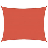 Vidaxl Zonnezeil 160 g m² 6x7 m hdpe terracotta farvet