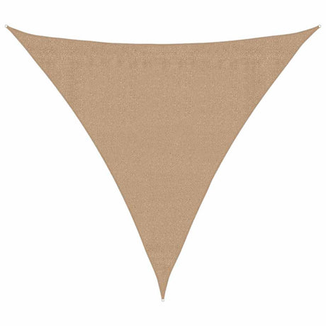 VidaXL solsejl 160 g m² 3,6x3,6x3,6 m HDPE taupe