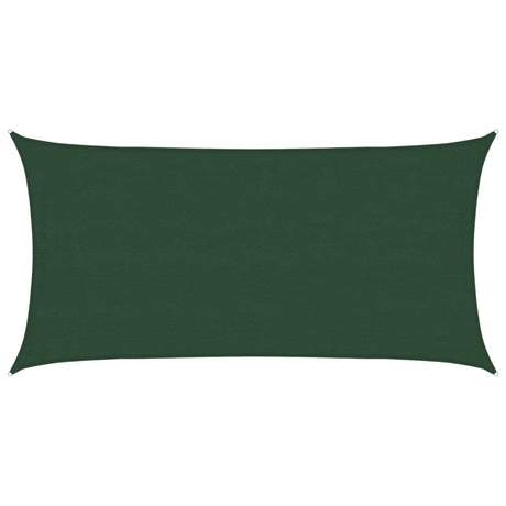 Vidaxl Zonnezeil 160 g m² 4x7 m HDPE mørkegrøn