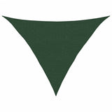 Vidaxx solsejl 160 g m² 2,5x2,5x3,5 m HDPE mørkegrøn