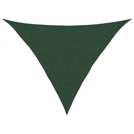 Vidaxx solsejl 160 g m² 2,5x2,5x3,5 m HDPE mørkegrøn