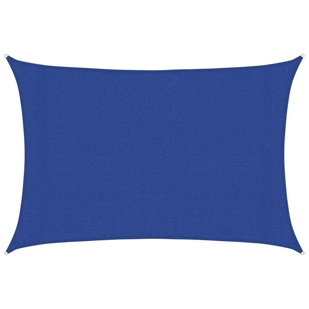 Vidaxl Zonnezeil 160 g m² rektangulær 3x4 m hdpe blå