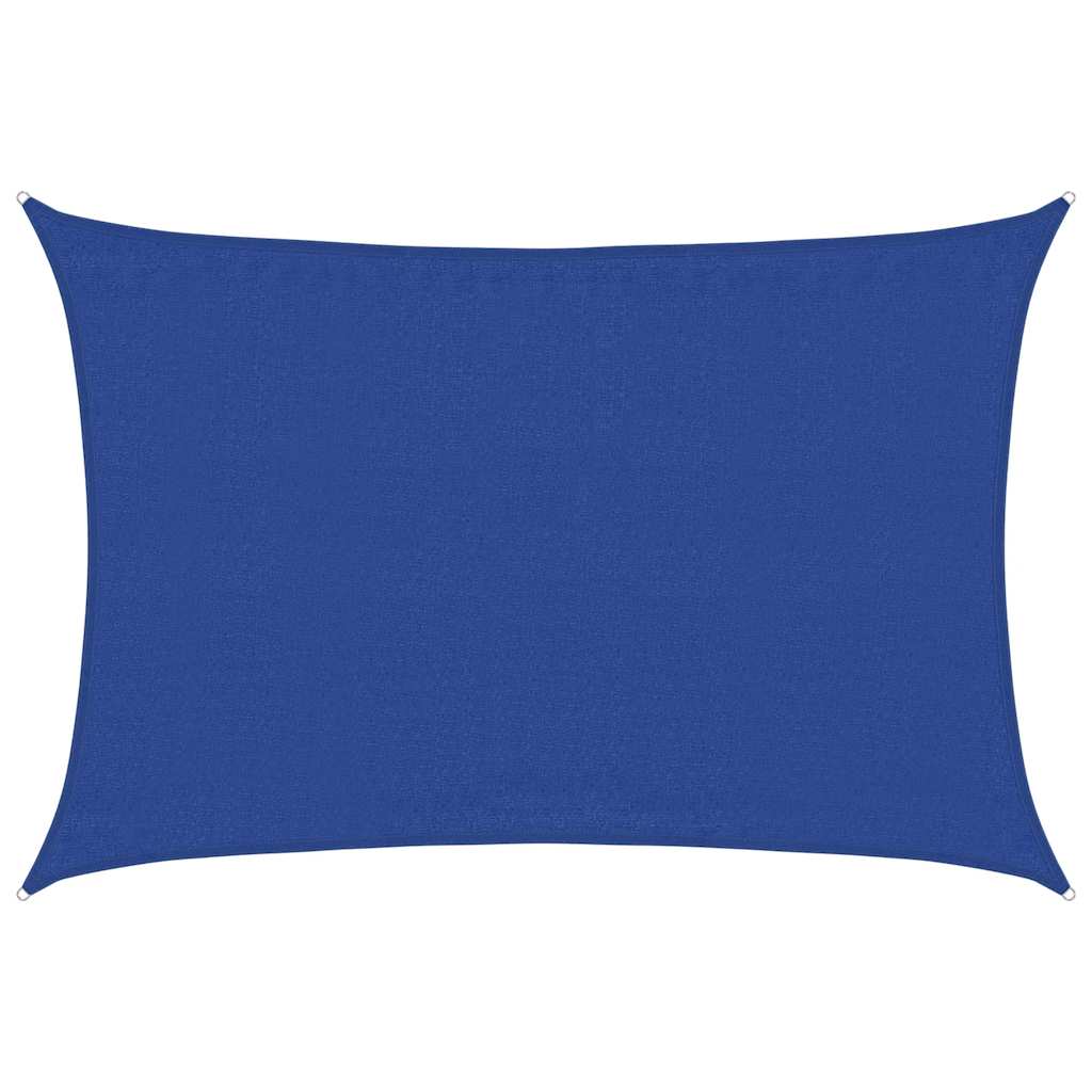 Vidaxl Zonnezeil 160 g m² rektangulær 3,5x4,5 m hdpe blå