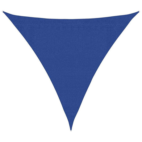 Vidaxl zonnezeil 160 g m² driehoekig 3,6x3,6x3,6 m hdpe blauw