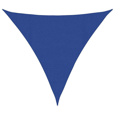 Vidaxl zonnezeil 160 g m² driehoekig 4,5x4,5x4,5 m hdpe blauw