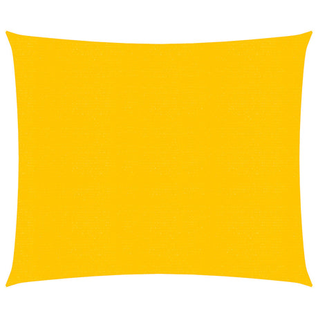 Vidaxl Zonnezeil 160 g m² kvadrat 5x5 m HDPE gul