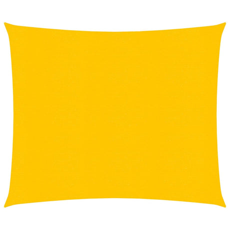 Vidaxl Zonnezeil 160 g m² kvadrat 5x5 m HDPE gul