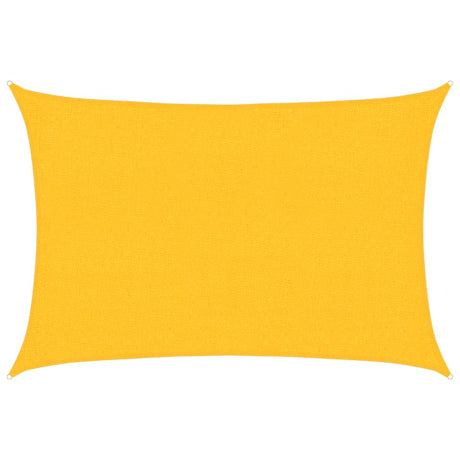 Vidaxl Zonnezeil 160 g m² rektangulær 2x2,5 m hdpe gul