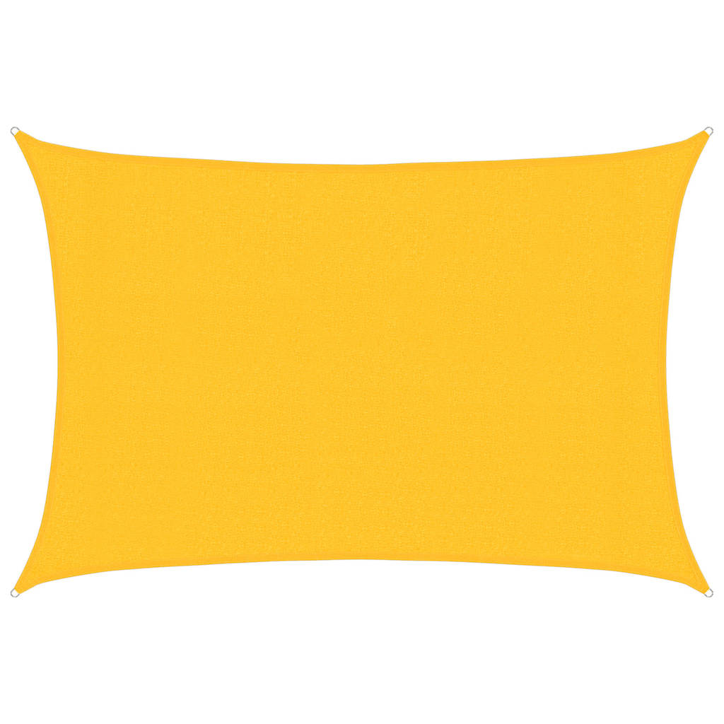 Vidaxl Zonnezeil 160 g m² 3x5 m hdpe gul