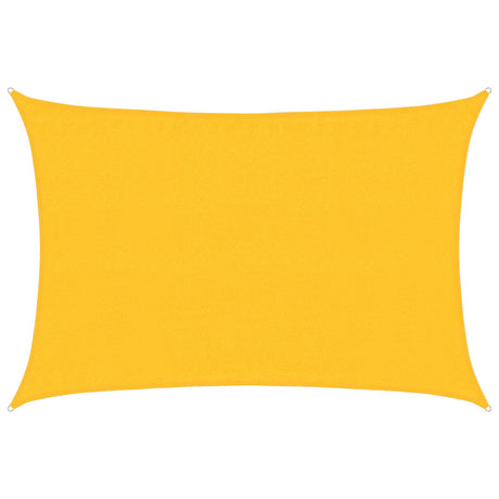 Vidaxl Zonnezeil 160 g m² rektangulær 3,5x4,5 m hdpe gul