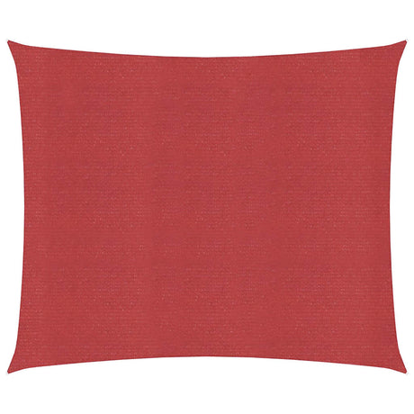 Vidaxl zonnezeil 160 g m² 6x6 m hdpe rood