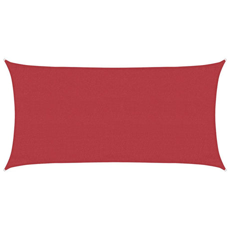 Vidaxl Zonnezeil 160 g m² 3x6 m HDPE Rød