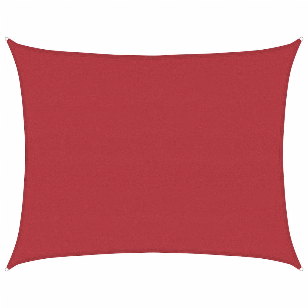 Vidaxl Zonnezeil 160 g m² 6x8 m HDPE Rød