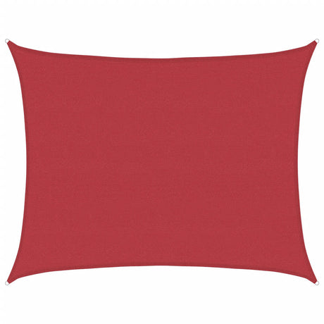 Vidaxl Zonnezeil 160 g m² 6x8 m HDPE Rød