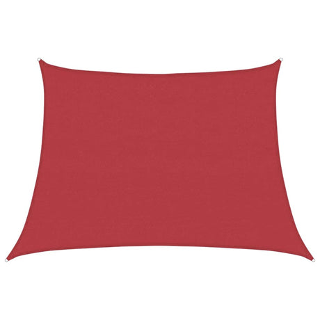 Vidaxl Zonnezeil 160 g m² 4 5x3 m HDPE Rød