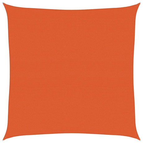 Vidaxl Zonnezeil 160 g m² kvadrat 4x4 m hdpe oranje